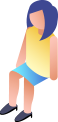 Business woman using AI automation